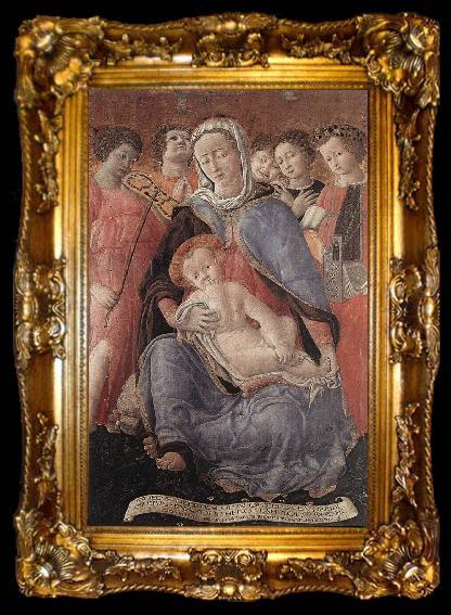 framed  DOMENICO DI BARTOLO Madonna of Humility dsh, ta009-2